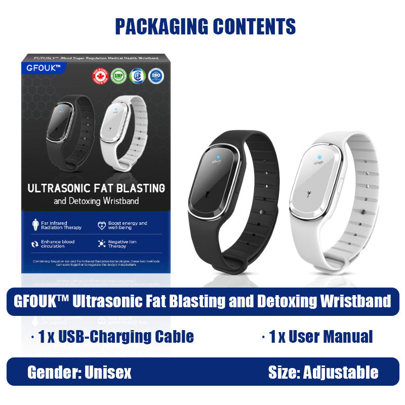 šGFOUK⢠Ultrasonic Fat Blasting and Detoxing Wristband | ā
CSA Certified (š„Unlock 40% OFF)