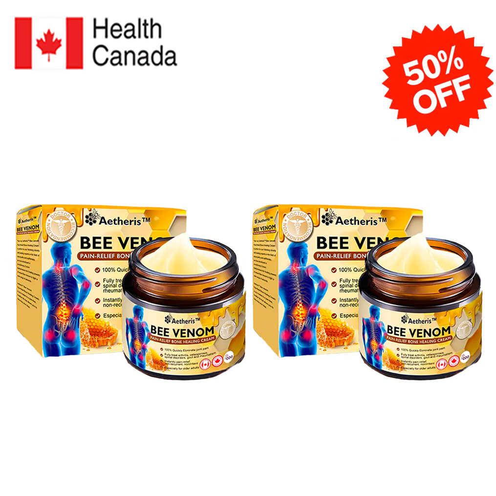 ☀️Aetheris™ Bee Venom Instant Ultra Strength Pain Relief Therapy Cream🇨🇦Health Canada Approved (Reducing joint swelling, pain, stiffness, redness, warmth, soreness and joint fatigue)