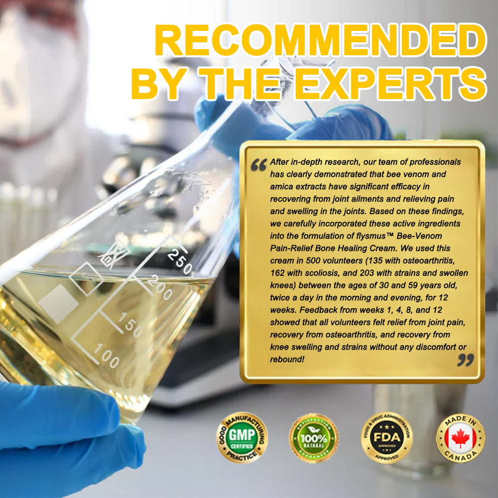 ✅Official Store: flysmus™ Bee-Venom Pain-Relief Bone Healing Cream👨⚕️Healthy Canada Approved