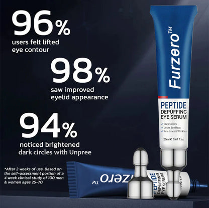 ✅Official Store | Furzero™ PEPTIDE Depuffing Eye Serum👨‍⚕️Reduce Puffiness & Dark Circles, Reduce Fine Lines & Wrinkles, Support Collagen Production🔥LAST DAY SALE 80% OFF🔥