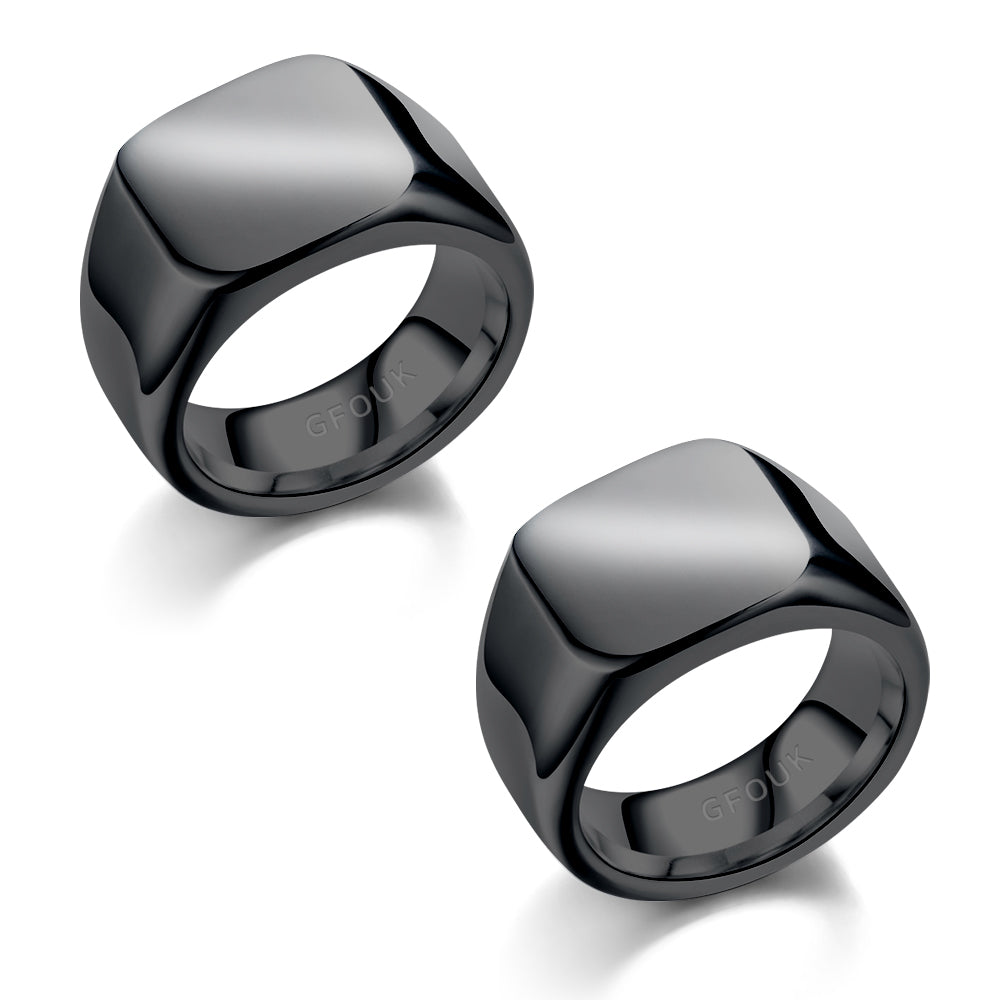 GFOUK™ Black Carbon Lvmphvity Cleaning TitanRing