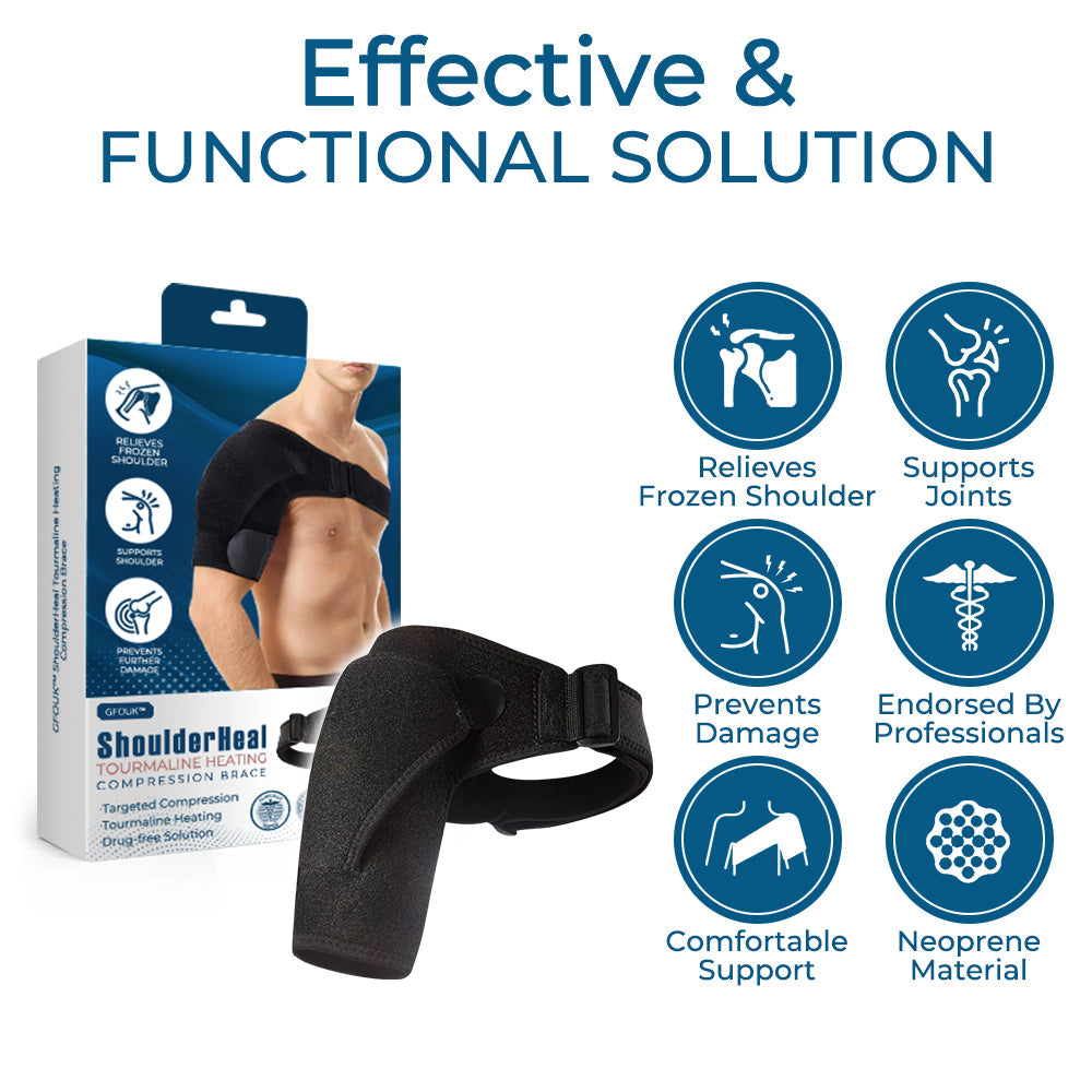 GFOUK™ ShoulderHeal Tourmaline Heating Compression Brace